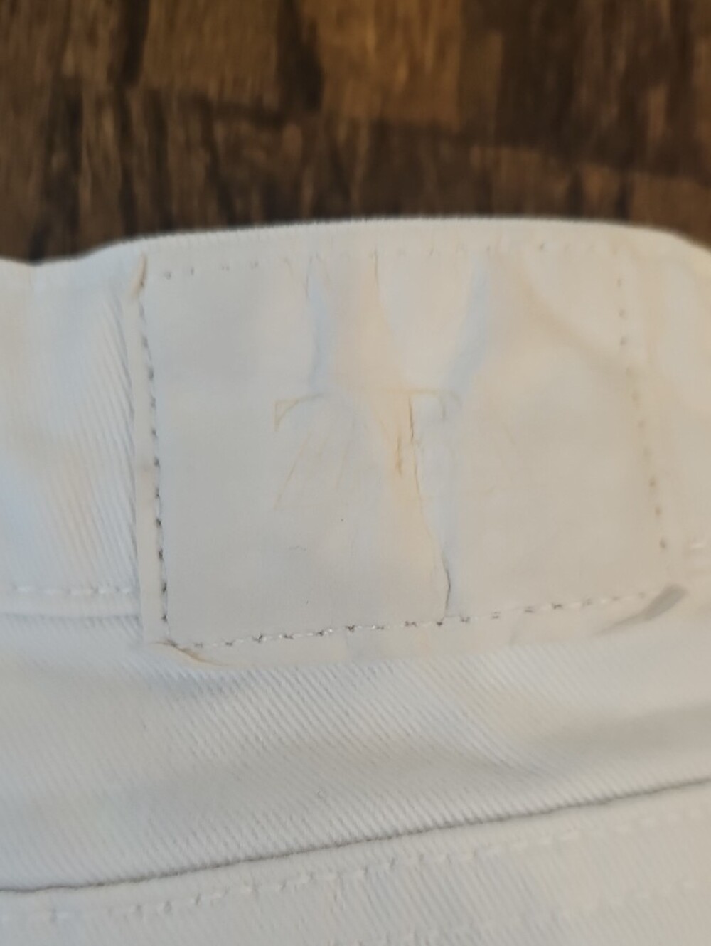 Zara White Flared Wide-Leg Jeans Size 6 - Picture 5 of 14